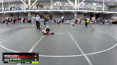 72 lbs Round 2 (8 Team) - Bradey Bleich, Mat Assassins Black vs Zach Silverstein, Buxton