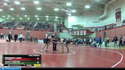 182 lbs Cons. Round 2 - Frederick Lingo, Jay County vs Wyatt Horton, Indian Creek Wrestling Club