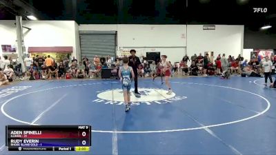 77 lbs Quarters & 1st Wb (16 Team) - Aden Spinelli, Illinois vs Rudy Everin, Rhode Island Gold