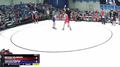 86 lbs Round 1 (6 Team) - Bryson Wilkinson, Illinois Boys vs Tristan Perkins, Team Missouri Boys