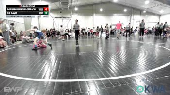 73 lbs Consi Of 4 - Ronald Branchcomb 4th, Wagoner Takedown Club vs Bo Davis, Honey Badgers Wrestling Club