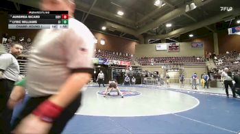 Champ. Round 1 - Aundrea Sicard, South Sevier vs Lyric Williams, San Juan