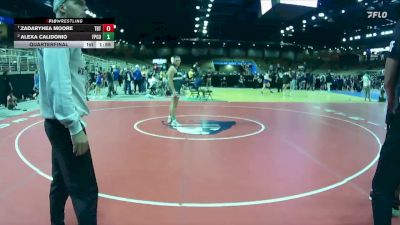 170 lbs Quarterfinal - Zadaryhea Moore, Tampa Bay Tech vs Alexa Calidonio, Flagler Palm Coast