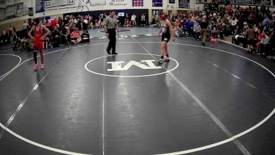 160 lbs Cons. Round 1 - Daniel Miller, Sharon Hs vs Isabella Swayze-Marshall, Commodore Perry Hs