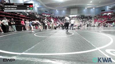 138 lbs Quarterfinal - Payton Patrick, Coweta Tiger Wrestling vs Willow Welch, N/A