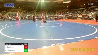 52 lbs Quarterfinal - Kyler Black, Big Game WC vs Philip Espinosa, Rough House