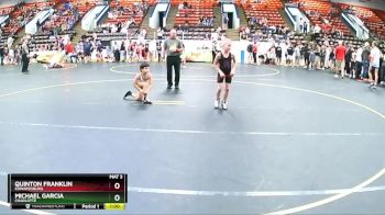 76 lbs Quarterfinal - Michael Garcia, Charlotte vs Quinton Franklin, Edwardsburg