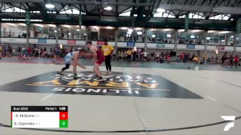 153-162 lbs Cons. Round 2 - Shane McGuine, Relentless vs Bryson Capansky, Fithian (Oakwood), IL