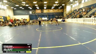 132 lbs Round 5 (8 Team) - Ethan King, Team Barracuda vs Neil Gilady, Cowboys WC