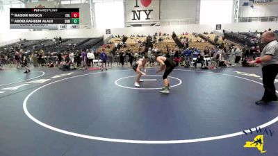 160 lbs Cons. Round 4 - Abdelraheem Alajji, Buffalo Nomads Wrestling vs Mason Mosca, Club Not Listed