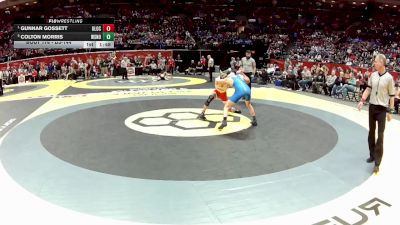 D3-144 lbs Semifinal - Gunnar Gossett, Union Local vs Colton Morris, W.S. Northwestern