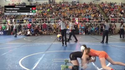 82 lbs Round 3 - Kylie Virtue, Claymont vs Payton Pizzuli, Rogue Wrestling Club