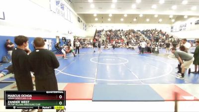 285 lbs Quarterfinal - Zander West, Victor Villains Wrestling Club vs Marcus Ochoa, Venom Wrestling Club