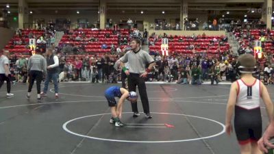 70 lbs Round 3 - Xander Hix, Maize Wrestling Club vs Cael Clark, Andover Wrestling Club