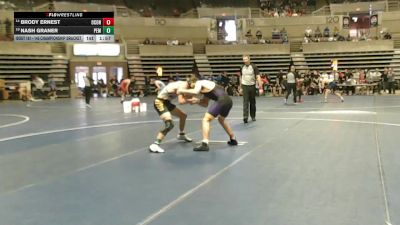 145 Championship Bracket Champ. Round 2 - Nash Graner, Plainview Elgin Millville vs Brody Ernest, Oconomowoc