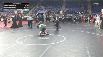 138 lbs Consi Of 32 #1 - Casey Medeiros, Saugus/Peabody vs Nicholas Costa, Billerica
