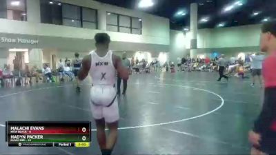 195 lbs Round 1 (16 Team) - Hadyn Packer, MAWA Red vs Malachi Evans, MXW Black