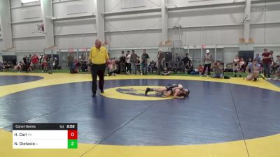 70-M lbs Consolation - Hunter Carl, PA vs Nico Distasio, IL