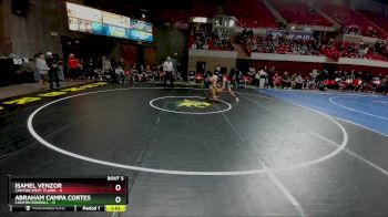 113 lbs Round 2 (8 Team) - Abraham Campa Cortes, Canyon Randall vs Isamel Venzor, Canyon West Plains