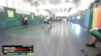 190 lbs Champ. Round 1 - Talon Claret, Granite Hills (El Cajon) vs Lance Pease, Poway
