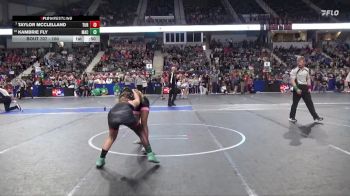 100 lbs Champ. Round 1 - Taylor McClelland, Turner vs Kambrie Fly, MAC