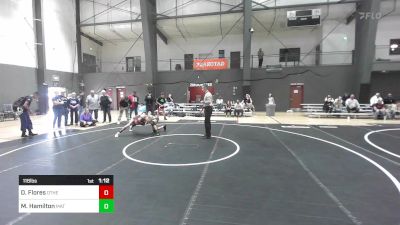 116 lbs Rr Rnd 3 - Deion Flores, Othello Wrestling vs Mercer Hamilton, Mat Demon WC