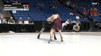 125 lbs 2nd Wrestleback (16 Team) - Jore Volk, Minnesota vs Trever Anderson, Northern Iowa