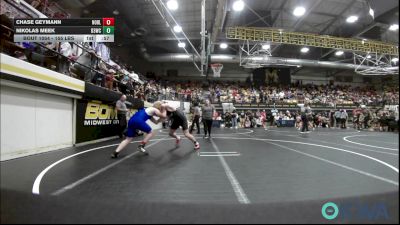 155 lbs Consolation - Chase Geymann, Noble Takedown Club vs Nikolas Meek, D3 Wrestling Cluib