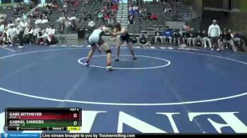 160 lbs Quarterfinals (8 Team) - Gabe Dittmeyer, Elgin vs Gabriel Sanders, Guthrie