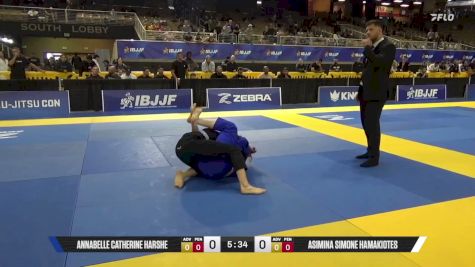 Asimina Simone Hamakiotes vs Annabelle Catherine Harshe 2026 Pan Jiu Jitsu IBJJF Championship