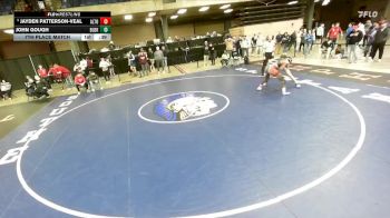 144 lbs 7th Place Match - Jayden Patterson-Veal, Unattached vs John Gough, Unattached