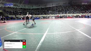 161 lbs Round Of 16 - Jet Kennedy, Perry Wrestling Club vs Kash Kirby, Blackwell Wrestling Club