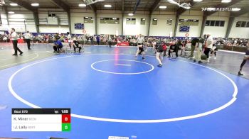 130 lbs Round Of 32 - Kaleb Miner, Keene MS vs Jimmy Lally, North Andover