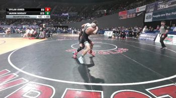 5A Boys 157 lbs Quarterfinal - Dylan Jones, Mountain View Boys vs Jaxon Godley, Crater Boys