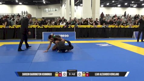 Lear Alexander Kirkland vs Darson Barrington Hemmings 2025 World IBJJF Jiu-Jitsu No-Gi Championship