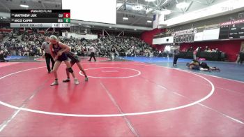 115 lbs Champ. Round 2 - Matthew Luk, Clayton Valley vs Nico Capri, Ukiah