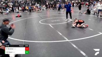 71-78 lbs Semifinal - Brody Dawe, Burwell Wrestling vs Easton Weidner, 2TG