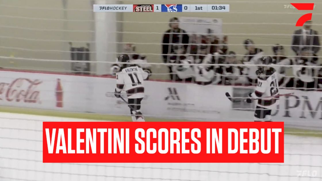 Chicago Steel Top Rookie Adam Valentini Scores In Debut