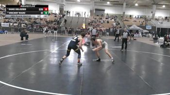 A 157 lbs 3rd Place Match - Duke Delozier, Seymour High School vs Vincent Ward, Greenbrier High School