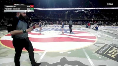 Cons. Round 1 - Sydney Johnson, Bon Homme/Scotland/Avon vs Danika Juhl, Garretson