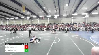 58 lbs Quarterfinal - Loran Richmeier, Farmington Youth Wrestling vs Tristan Thomson, Thunder RTC