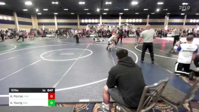 157 lbs Rr Rnd 3 - Andrew Porras, TX Wolfpack vs Alex Young, Grindhouse WC
