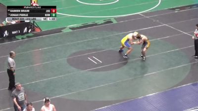 212 lbs Round Of 32 - Damien Braim, Jersey Shore vs Jonah Fierle, Norwin