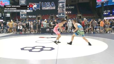 157 lbs Champ. Rd Of 32 - Tommy Rowlands, Ohio vs Dylan Sardina, Wisconsin