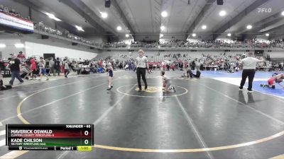 65 lbs Cons. Round 2 - Kade Chilson, Victory Wrestling-AAA vs Maverick Oswald, Clinton County Wrestling-A