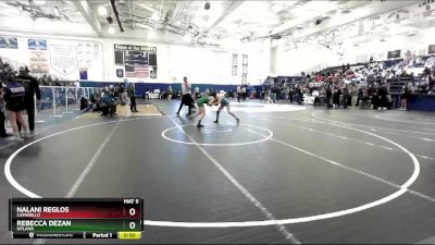 110 lbs Cons. Round 7 - Rebecca Dezan, Upland vs Nalani Reglos, Camarillo