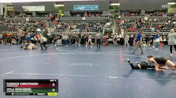 115 lbs Quarterfinal - Cadence Christensen, Moyer Elite vs Myla Woolridge, Greater Heights Wrestling