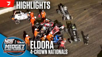 Highlights | 2024 USAC Midgets at Eldora 4-Crown Nationals