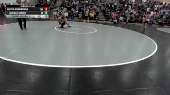 132 lbs Champ. Round 2 - Lincoln Unger, Lincoln Southeast vs Jacob Robertson, Tironook Wrestling Club