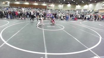 157 lbs Quarterfinal - Angelo Gibson, Wruzzinators vs Caleb Sharron, Nevada Elite